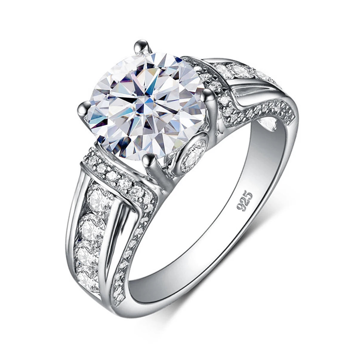 925 Sterling Silver Moissanite Rings