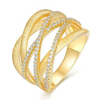 925 Sterling Silver Geometric Moissanite Ring