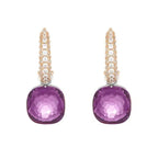 Sterling Silver Amethyst Citrine Gemstone Set