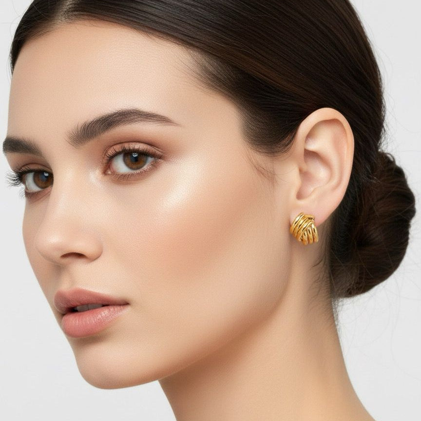 Multi-Band Hoop Earrings