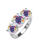 925 Sterling Silver Moissanite Ring