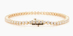 3.05 cttw 14k Yellow Gold Round Luxe Tennis Bracelet