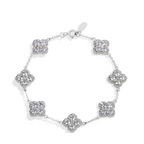 925 Sterling Silver Moissanite Luxury Bracelet