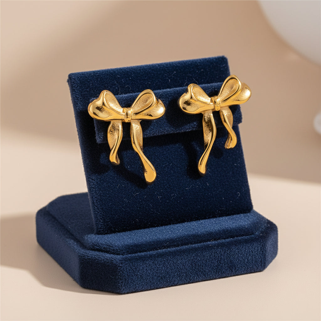 lutche-minimal-earring-bow-stud-sophist-3