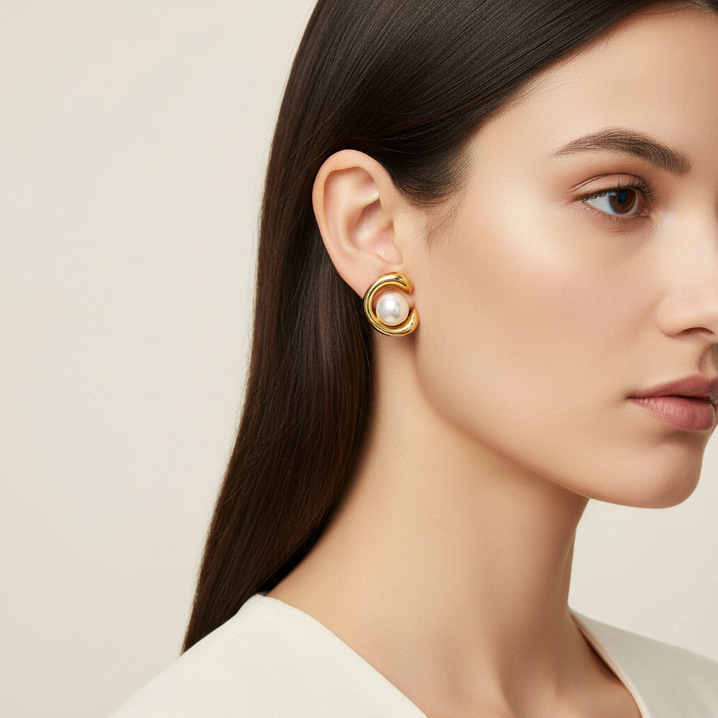 lutche-minimalist-earrings-classic-pearl