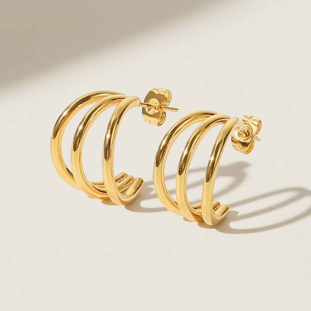 lutche-minimalist-earrings-layered-mini-hoop