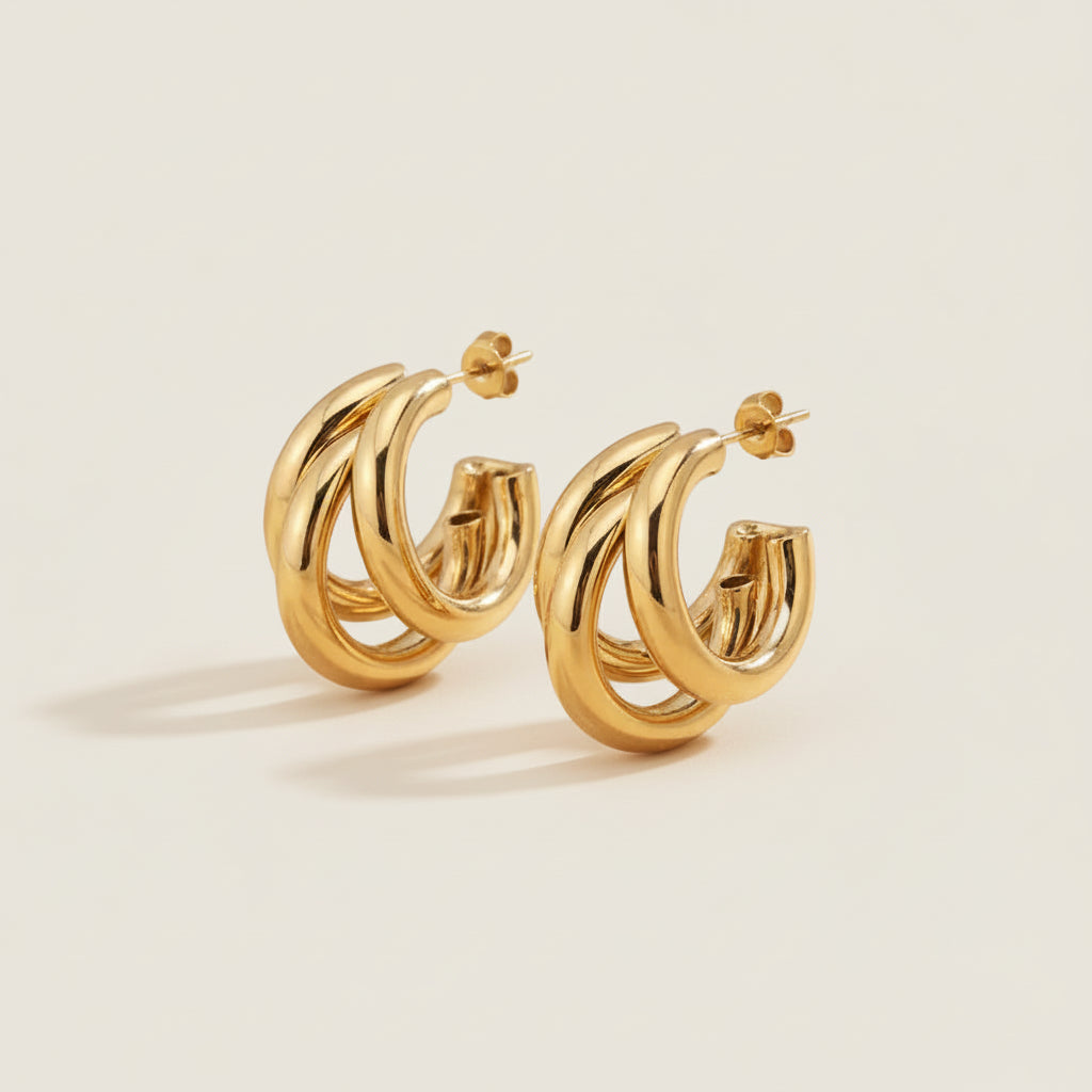 lutche-minimalist-earrings-triple-hoop