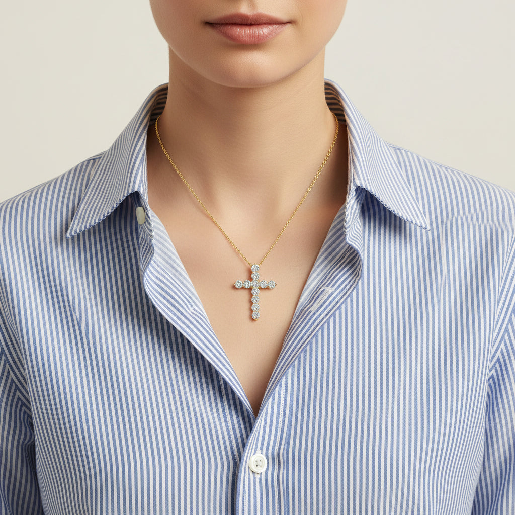 lutche-minimalist-necklace-cross-cubic-zirconia-3