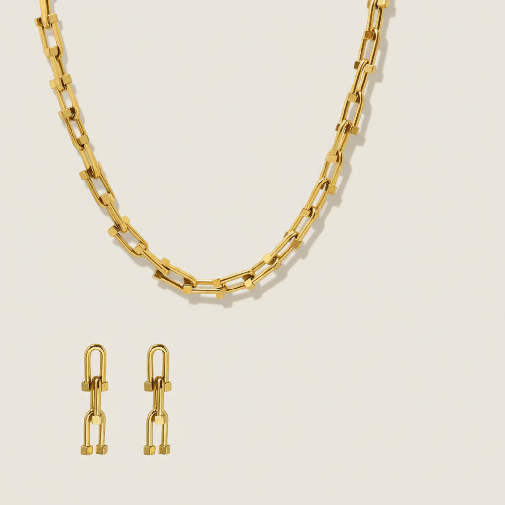 lutche-minimalist-necklace-earrings-set