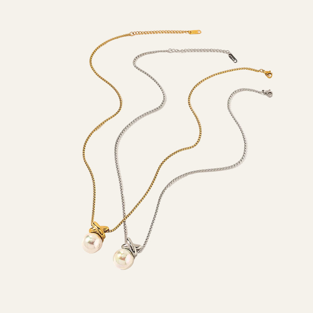 lutche-minimalist-necklace-pearl-pendant-2