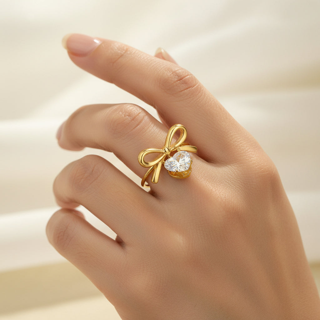 lutche_minimal_ring_heart_bow_cz_ajustale_gd