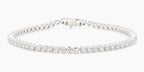 2.05 cttw 14k White Gold Round Luxe Tennis Bracelet