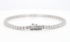 3.10 cttw 14k White Gold Round Classic Tennis Bracelet